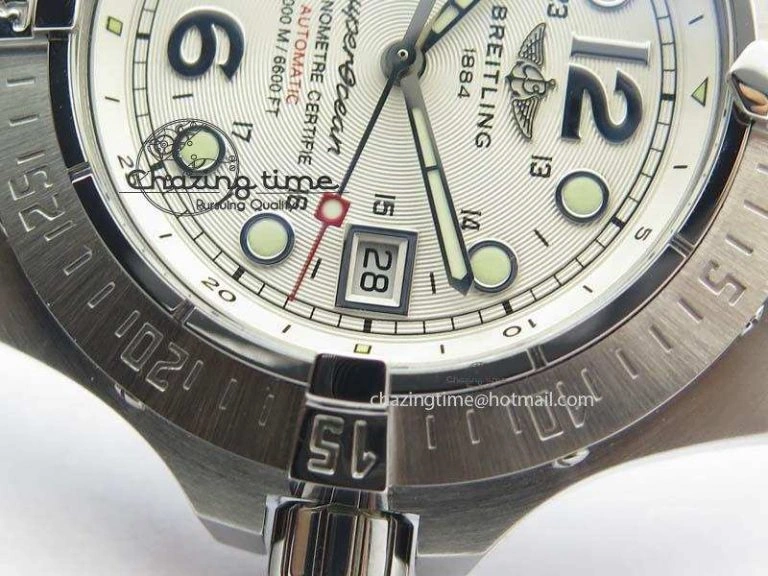 SuperOcean Steelfish H-Maker V2 Superlumed White Dial On SS Bracelet A2813 High Beat Contemporary 5760