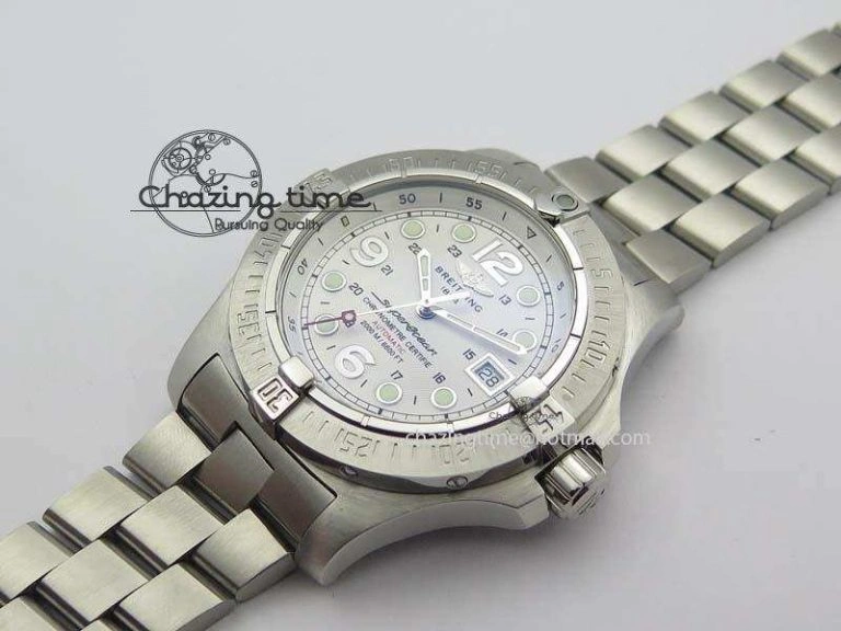 SuperOcean Steelfish H-Maker V2 Superlumed White Dial On SS Bracelet A2813 High Beat Contemporary 5760