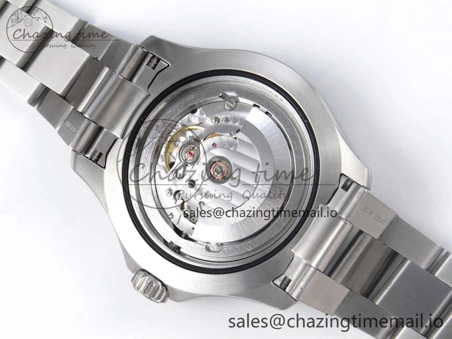 Superocean 44mm SS TF 1:1 Best Edition Beige Dial Blue Bezel on SS Bracelet A Soft 5422