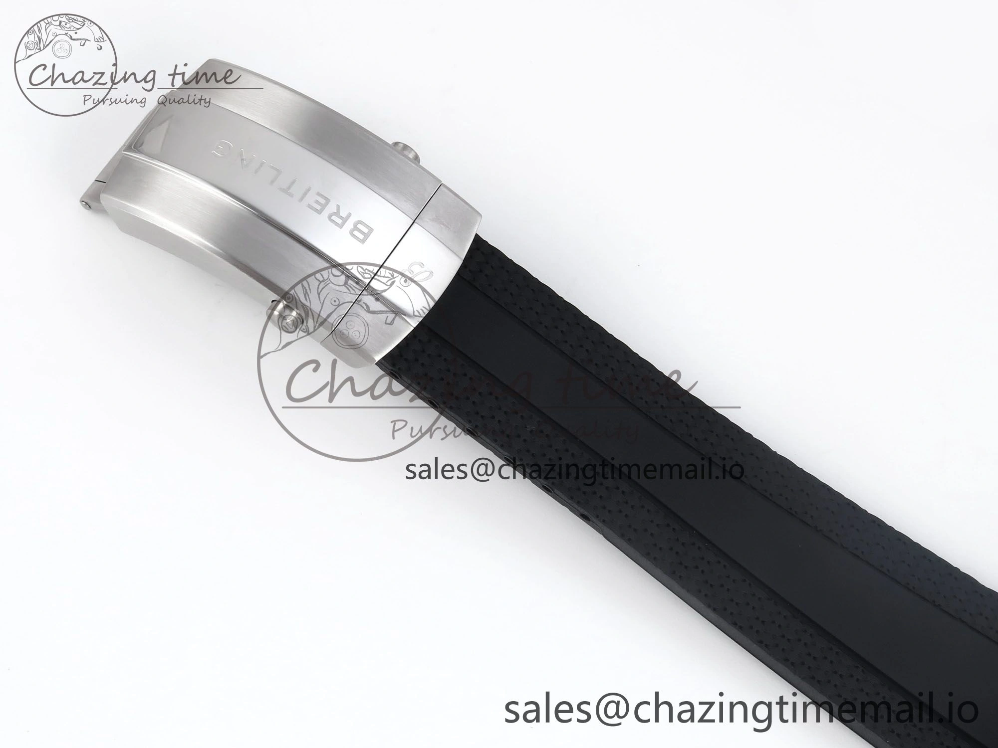 SportInspired Superocean 44mm SS TF 1:1 Best Edition Black Dial Black Bezel on Black Rubber Strap A 5418