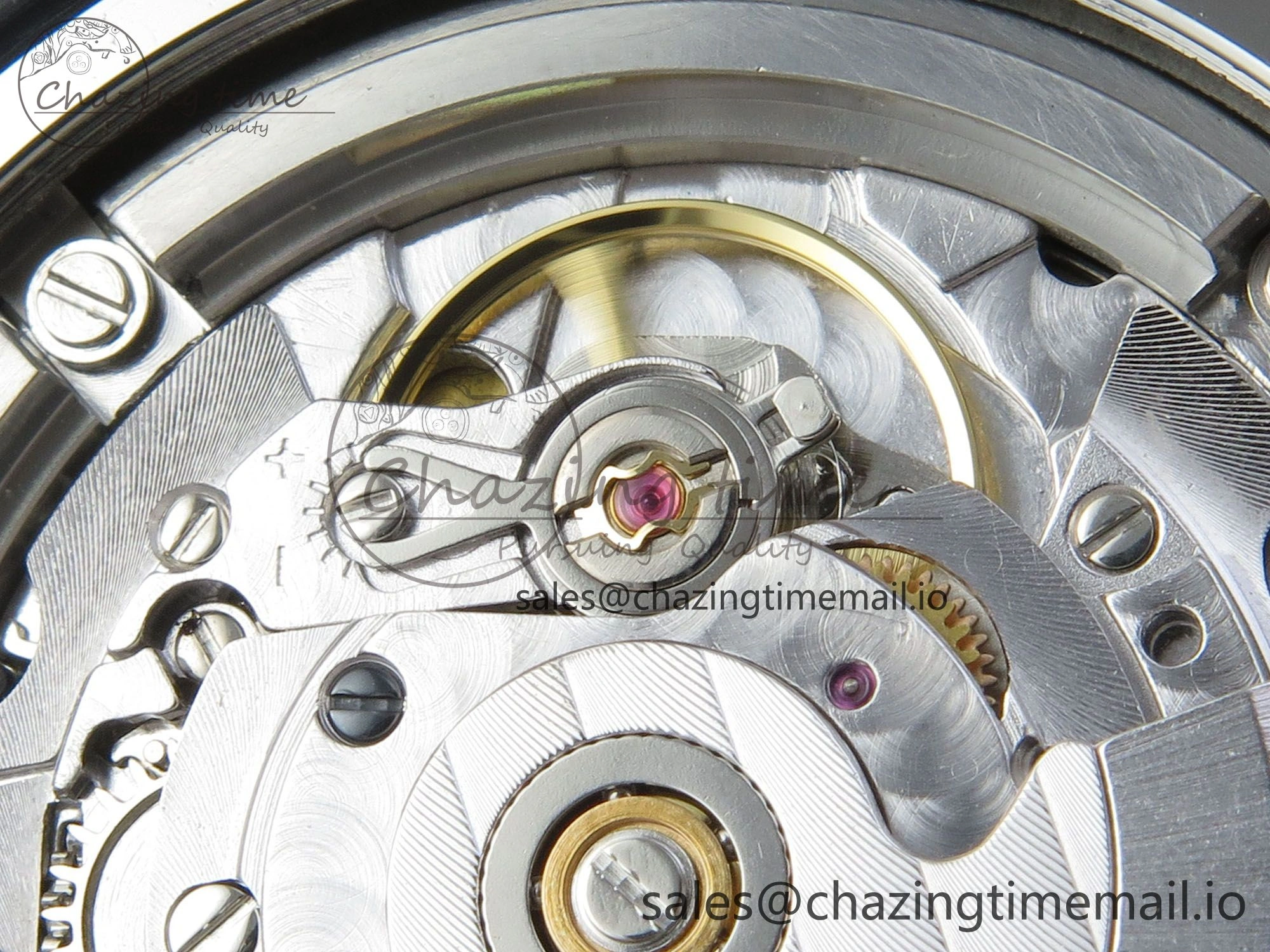 SmoothTexture Superocean 44mm SS TF 1:1 Best Edition Black Dial Black Bezel on SS Bracelet A2824 V 5407