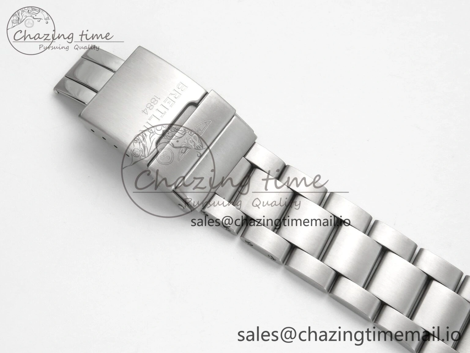 SmoothTexture Superocean 44mm SS TF 1:1 Best Edition Black Dial Black Bezel on SS Bracelet A2824 V 5407