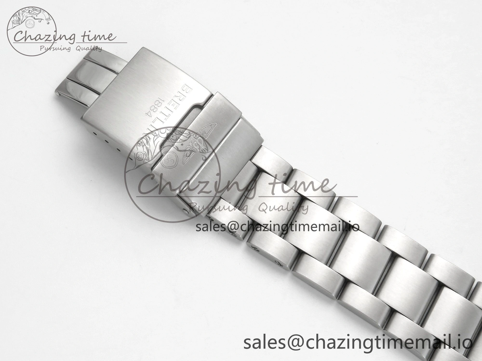 SmoothTexture Superocean 44mm SS TF 1:1 Best Edition Black Dial Black Bezel on SS Bracelet A2824 V 5407
