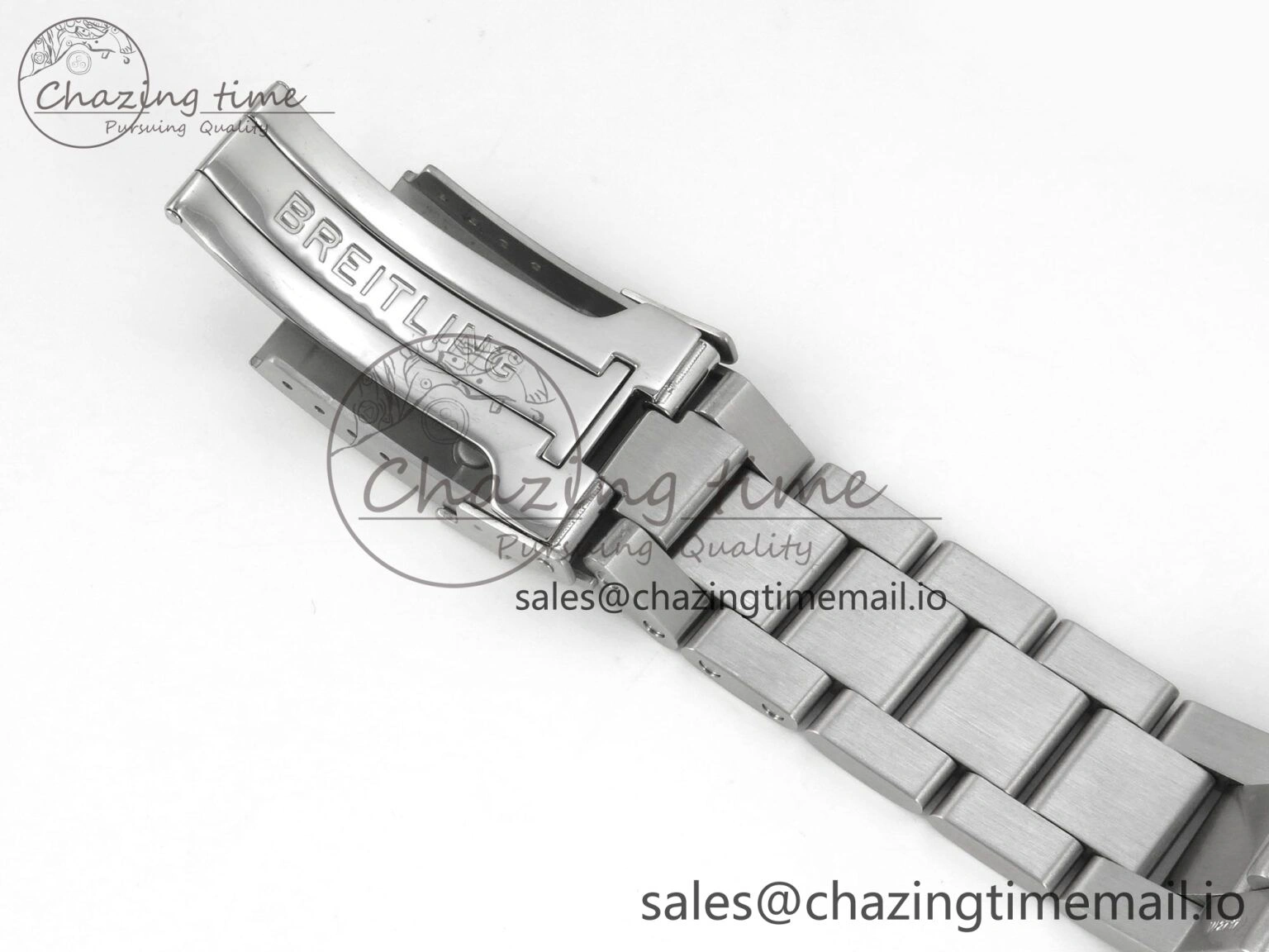 SmoothTexture Superocean 44mm SS TF 1:1 Best Edition Black Dial Black Bezel on SS Bracelet A2824 V 5407