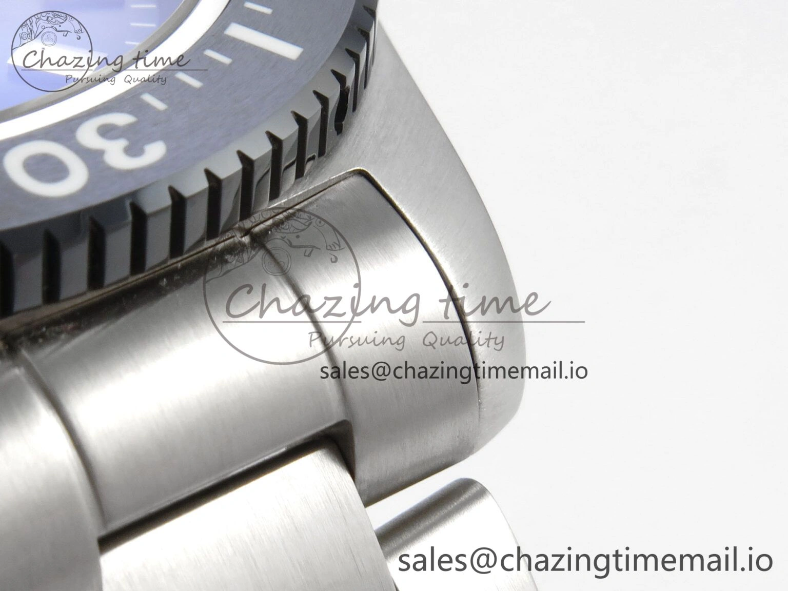 SmoothTexture Superocean 44mm SS TF 1:1 Best Edition Black Dial Black Bezel on SS Bracelet A2824 V 5407
