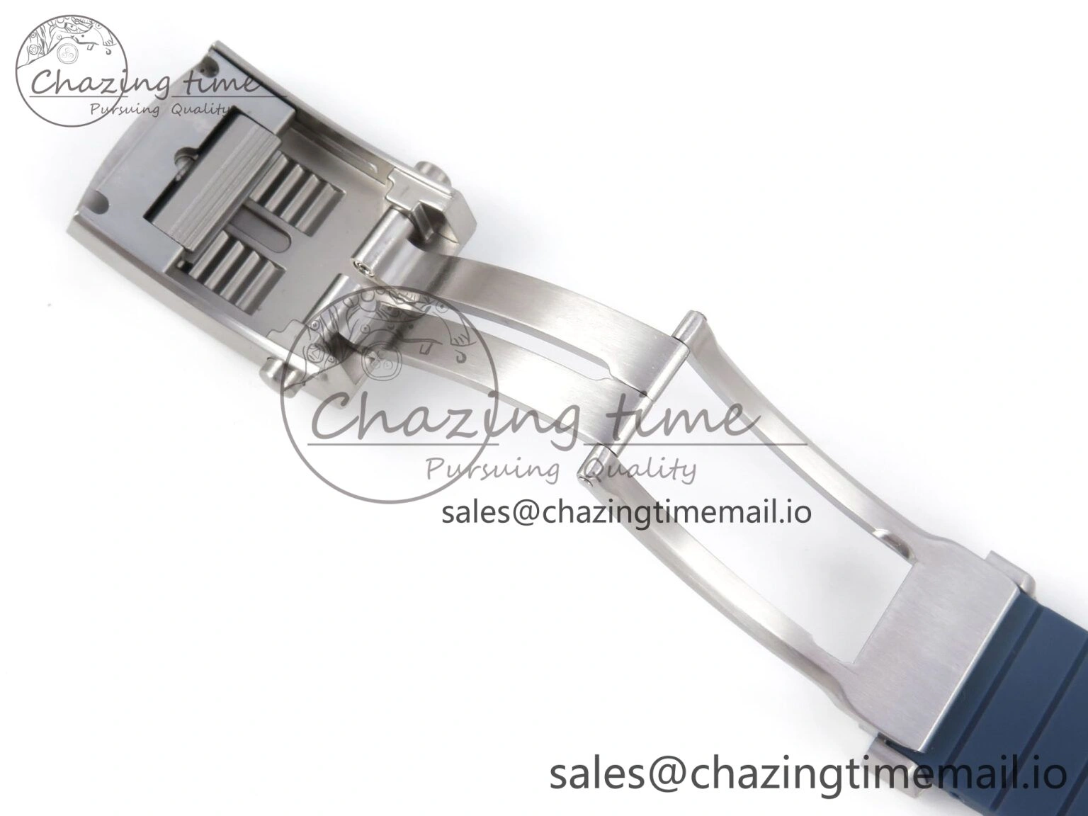 Superocean 44mm SS TF 1:1 Best Edition Blue Dial Blue Bezel on Blue Rubber Strap A Attractive 5416