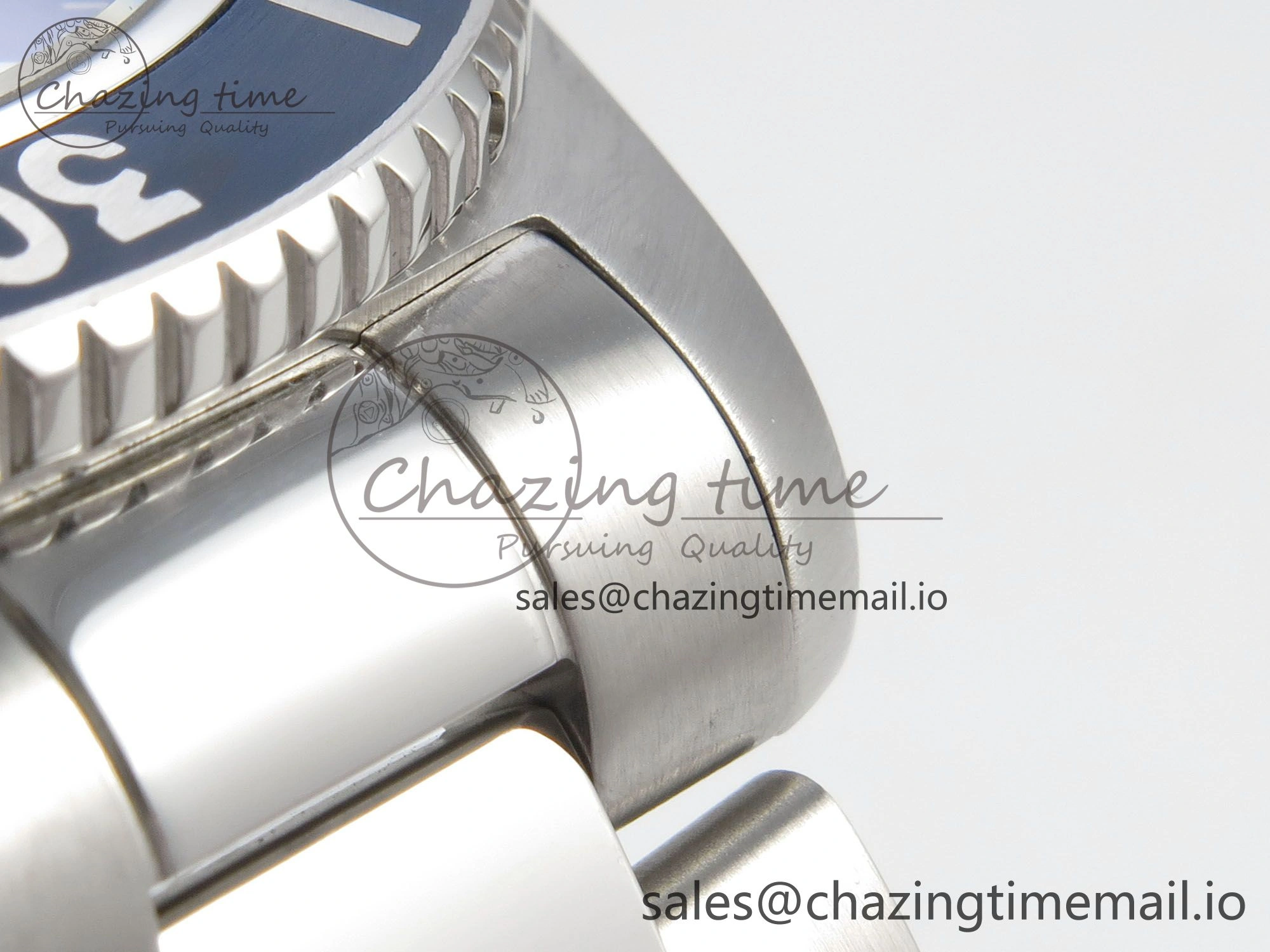 Superocean 44mm SS TF 1:1 Best Edition Blue Dial Blue Bezel on SS Bracelet A2824 V SunProtective 5404