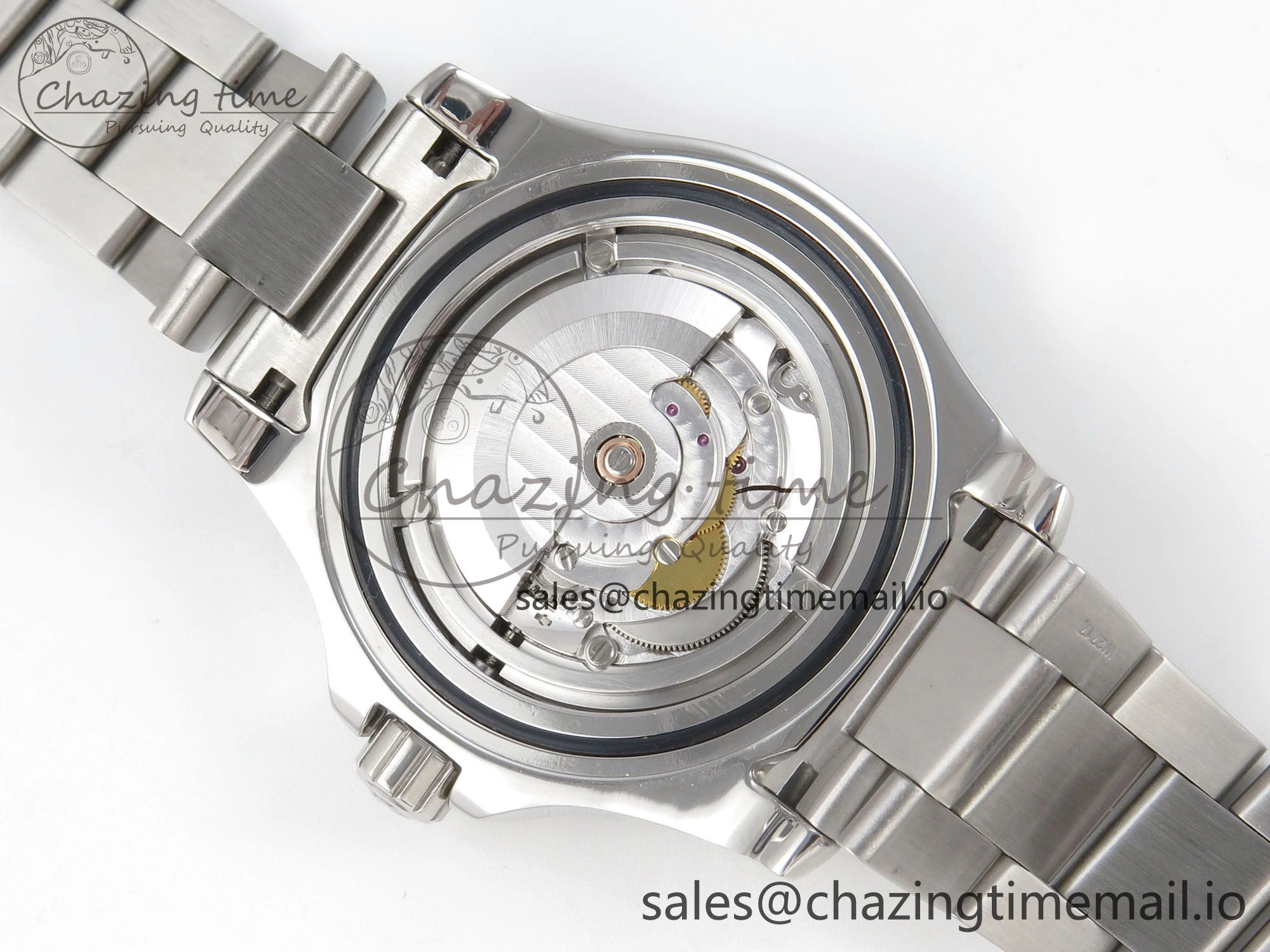 Trendy Superocean 44mm SS TF 1:1 Best Edition Blue White Dial Blue Bezel on SS Bracelet A2824 V 5399