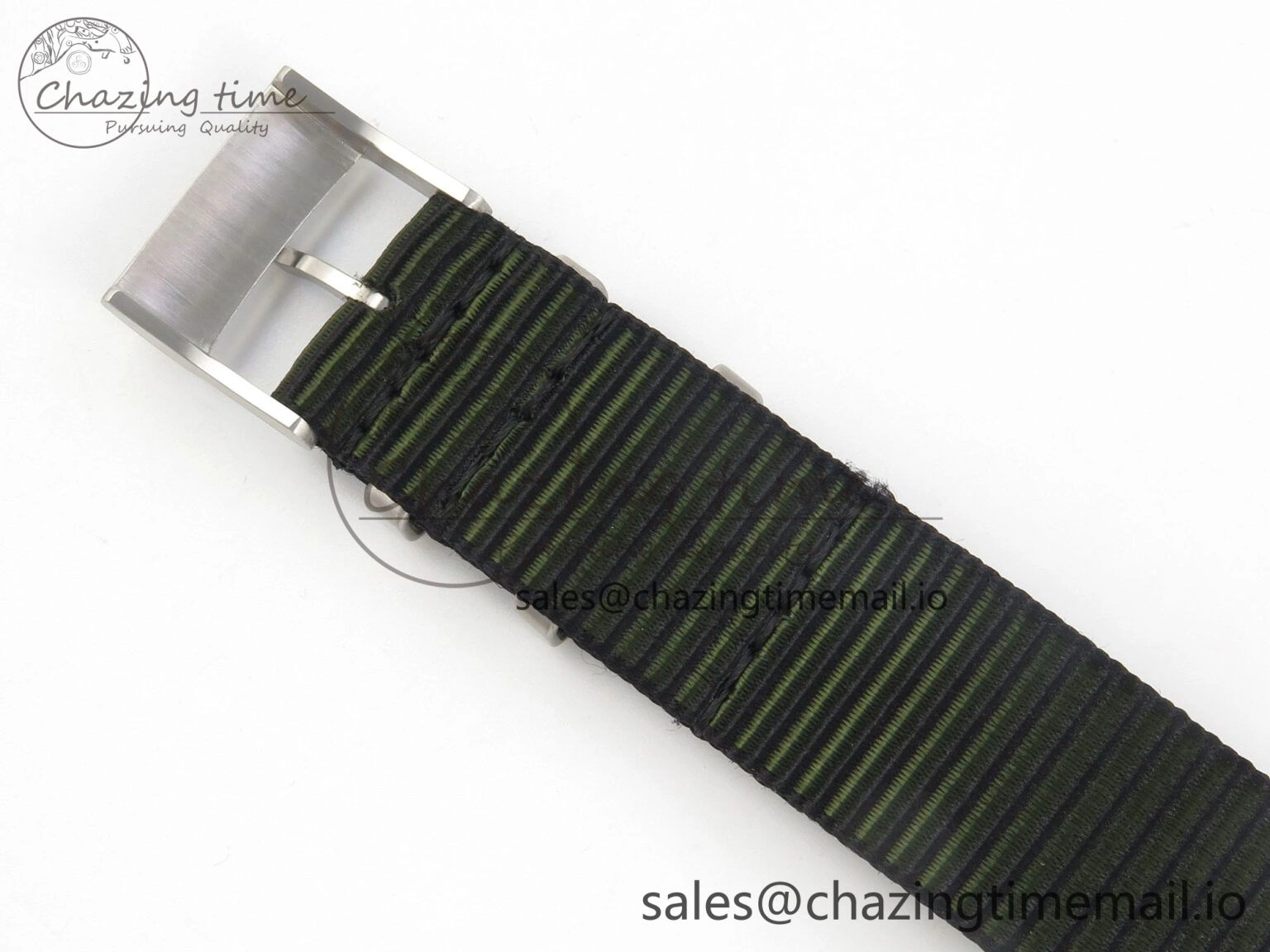 SportInspired Superocean 44mm SS TF 1:1 Best Edition Green Dial Green Bezel on Green Nylon Strap A2824 V 5398