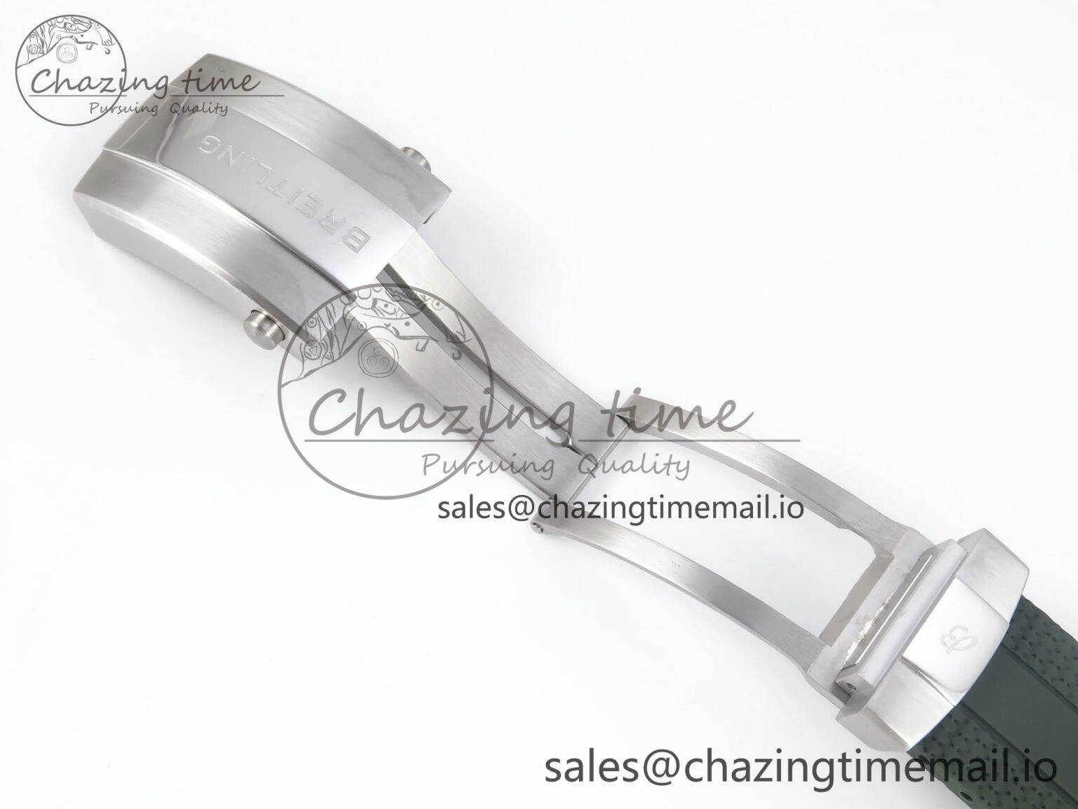 Superocean 44mm SS TF 1:1 Best Edition Green Dial Green Bezel on Green Rubber Strap A GoodFit 5413