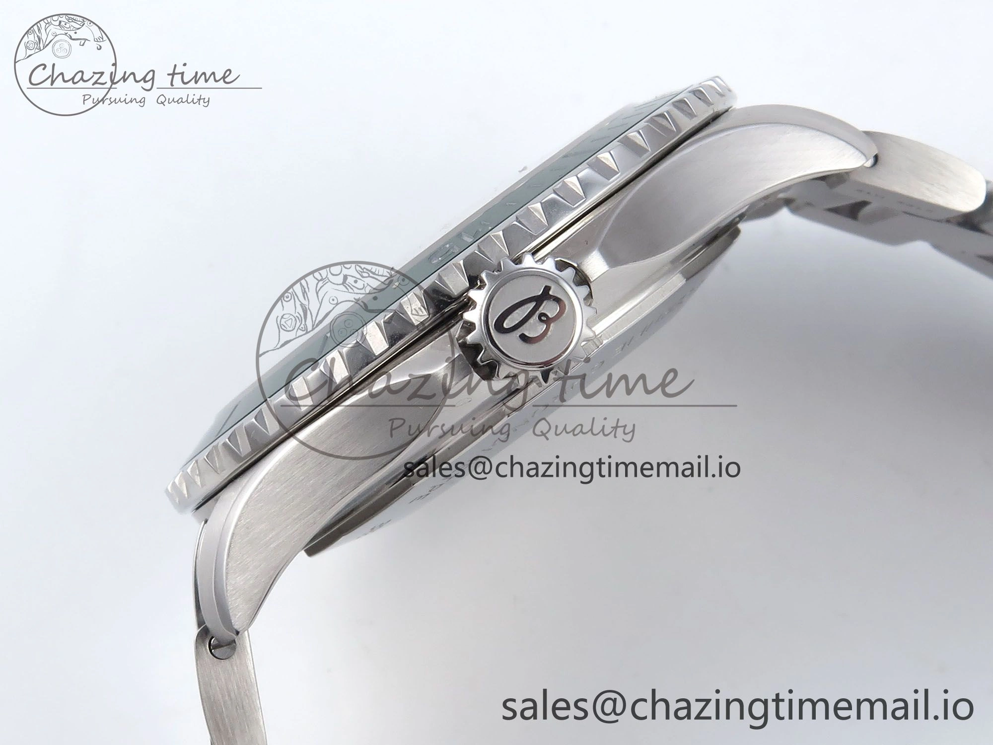 Superocean 44mm SS TF 1:1 Best Edition Green Dial on SS Bracelet A EyeCatching 5429