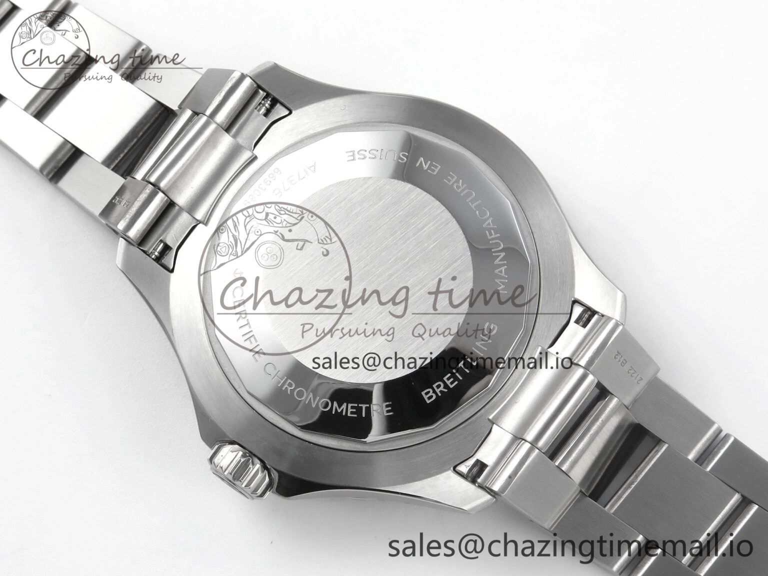 Superocean 44mm SS TF 1:1 Best Edition Green Dial on SS Bracelet A EyeCatching 5429