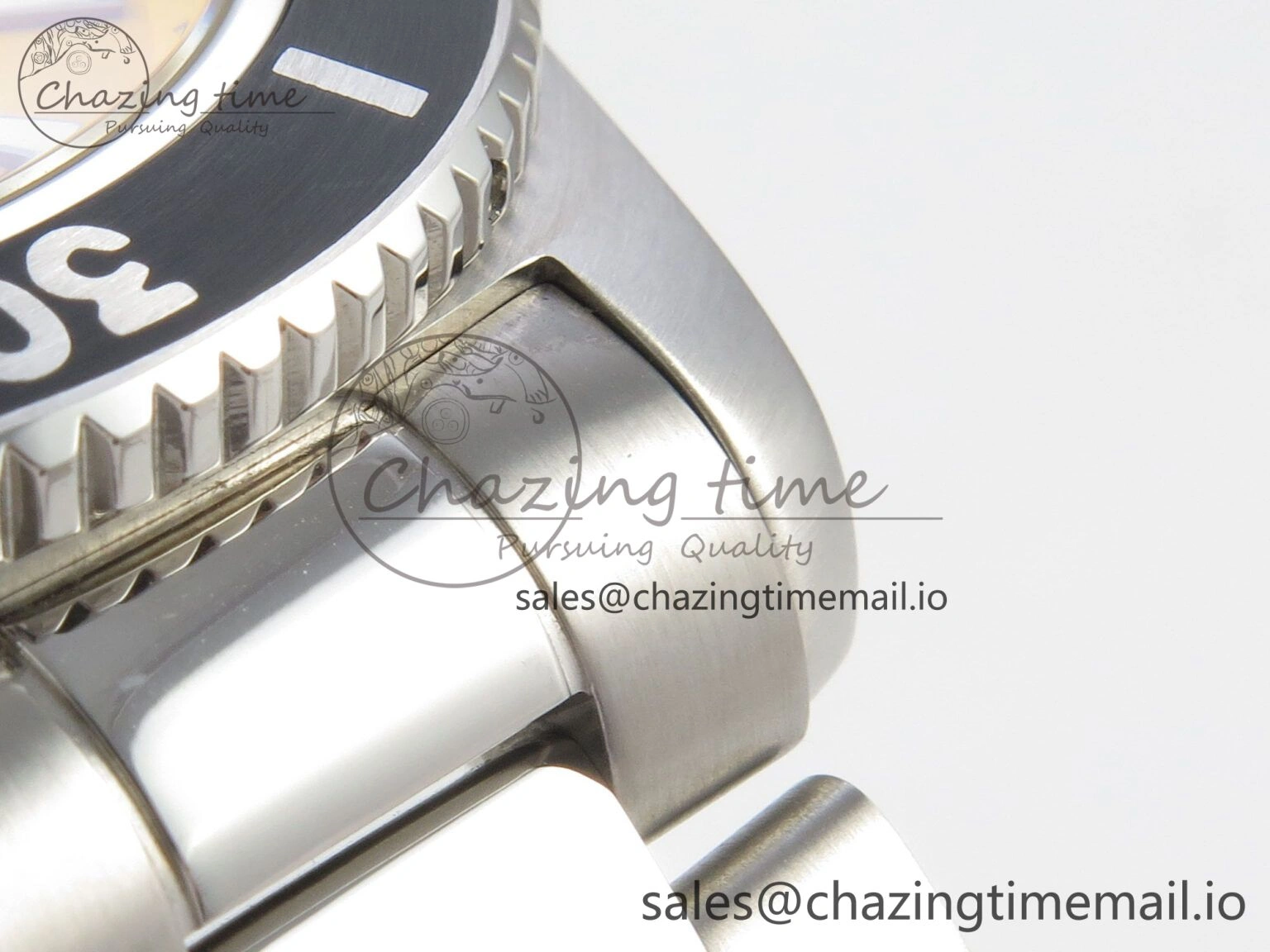 Superocean 44mm SS TF 1:1 Best Edition Yellow Dial Black Bezel on SS Bracelet A2824 V Original 5401