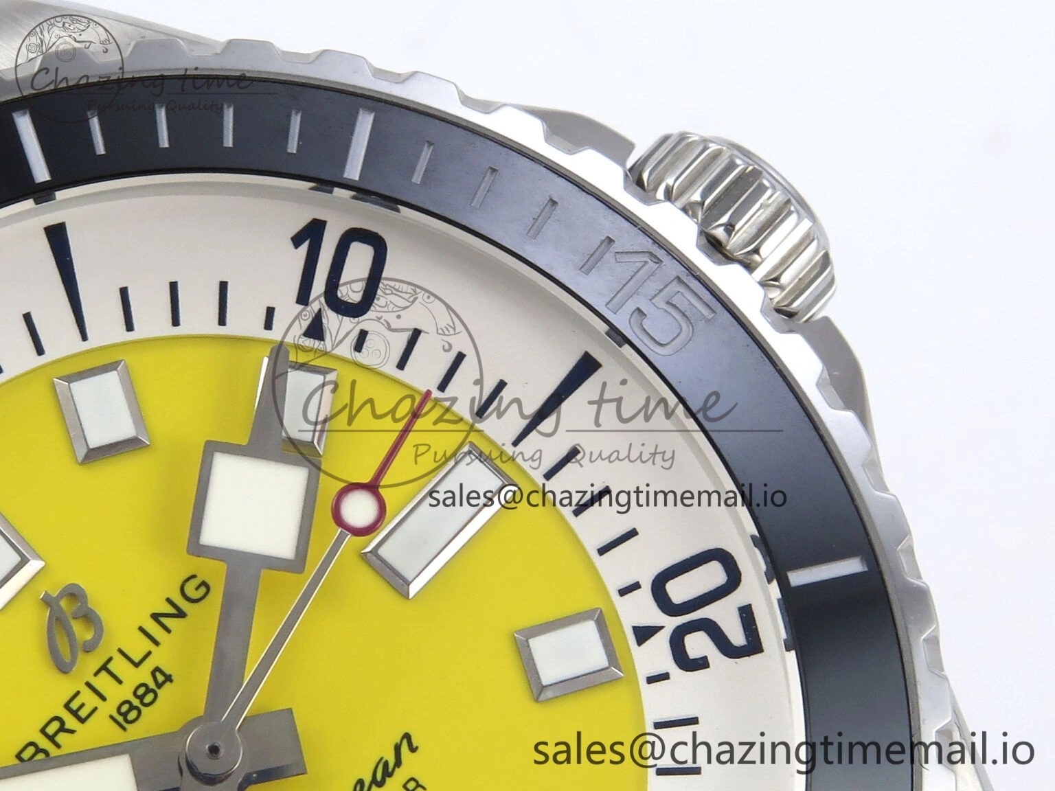 Seasonal Superocean 44mm SS TF 1:1 Best Edition Yellow Dial on SS Bracelet A 5426