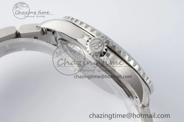HighQuality Superocean 44mm TF 1:1 Best Edition Black White Dial Black Bezel on SS Bracelet A 5520
