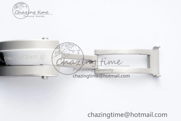 HighQuality Superocean 44mm TF 1:1 Best Edition Black White Dial Black Bezel on SS Bracelet A 5520