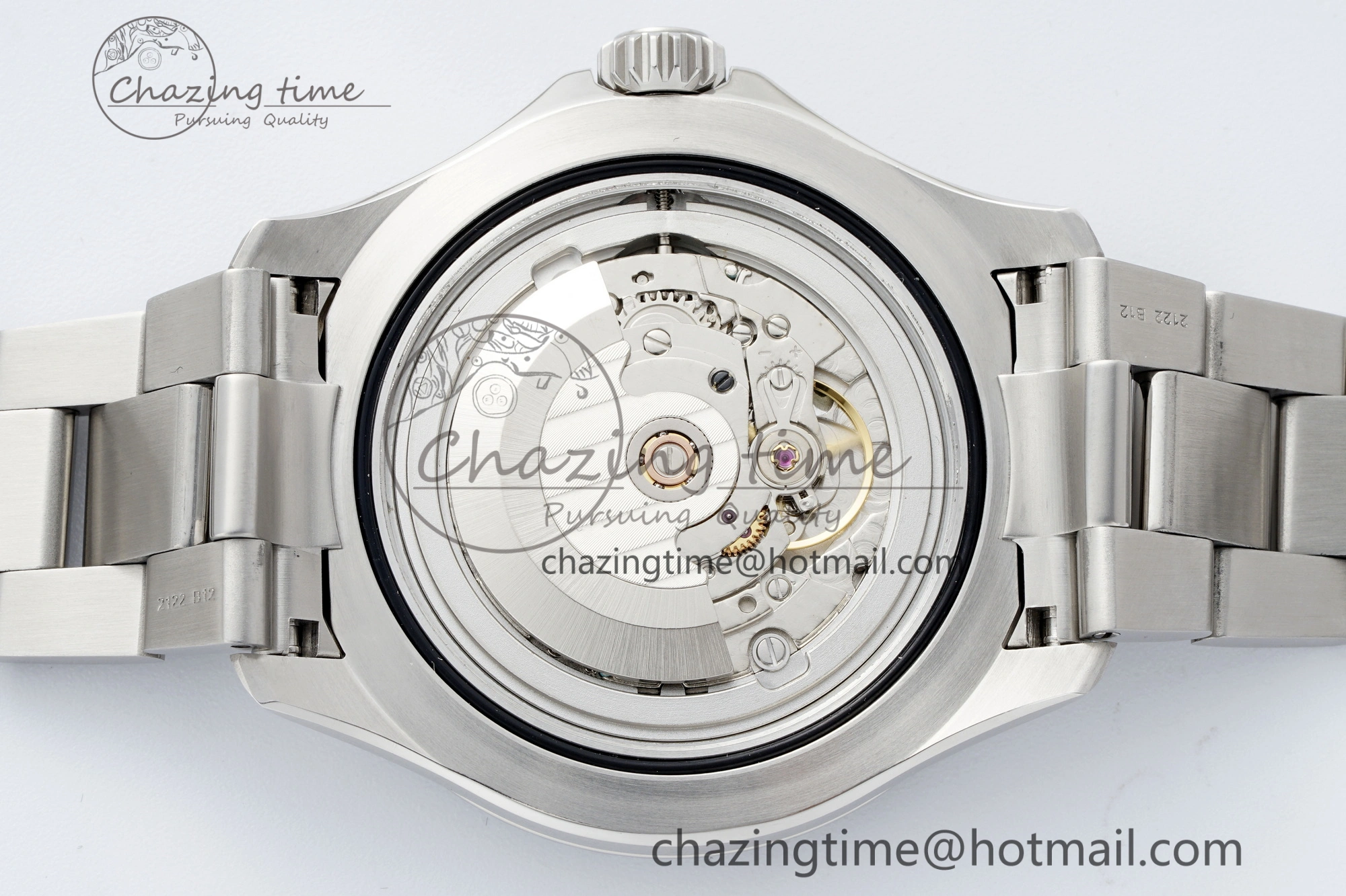 Breathable Superocean 44mm TF 1:1 Best Edition Blue White Dial Blue Bezel on SS Bracelet A 5522