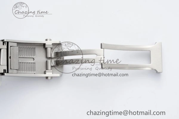Breathable Superocean 44mm TF 1:1 Best Edition Blue White Dial Blue Bezel on SS Bracelet A 5522