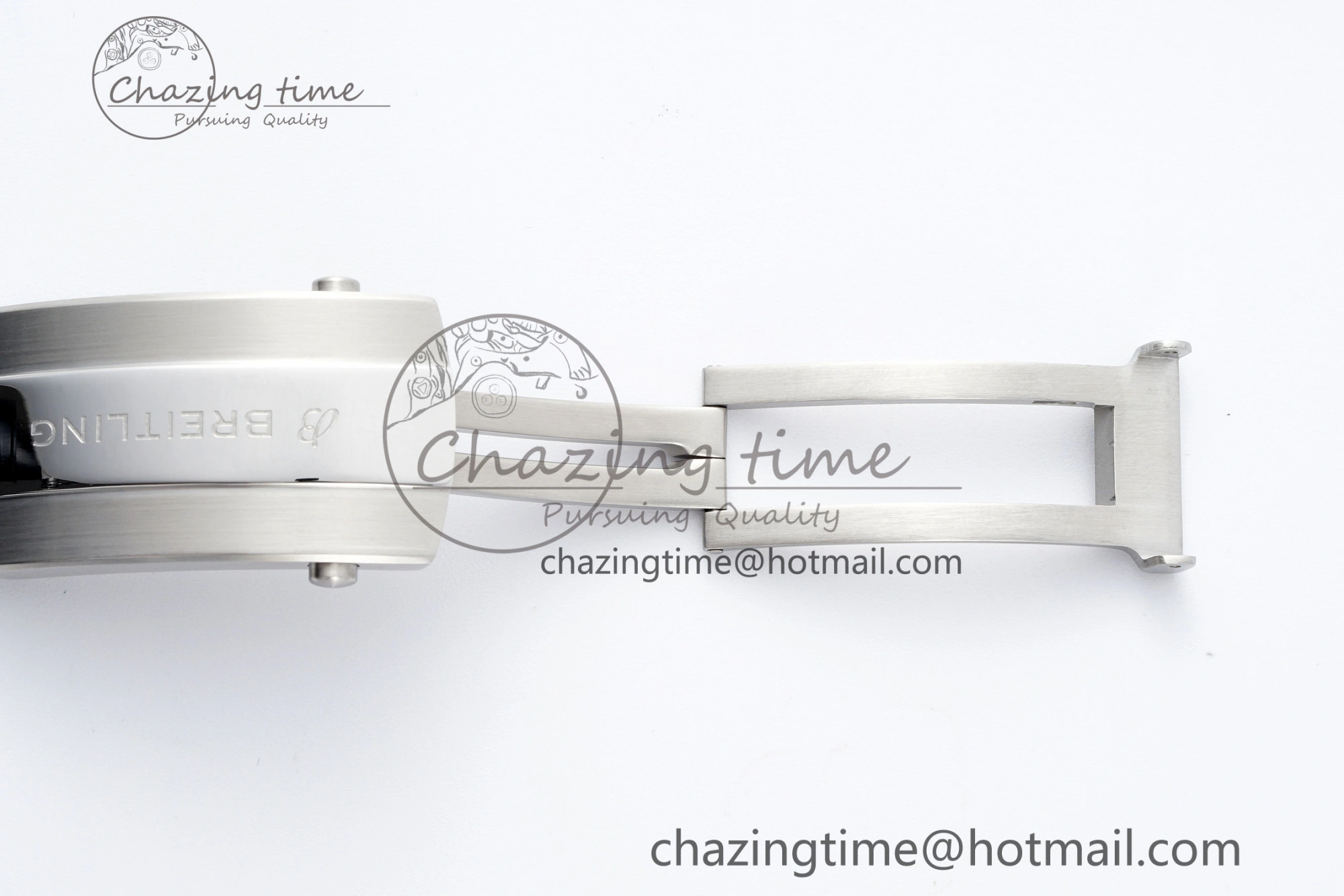Flexible Superocean 44mm TF 1:1 Best Edition Tiffany White Dial Black Bezel on SS Bracelet A 5521
