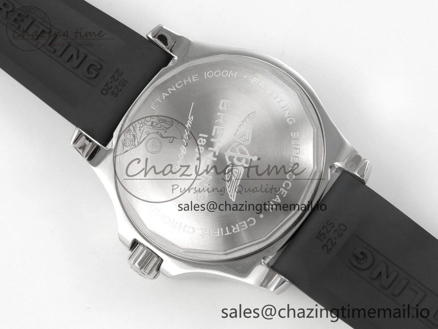 Superocean 46mm SS TF 1:1 Best Edition Black Yellow Dial Black Bezel on Black Rubber Strap A2824 V NewStyle 5397
