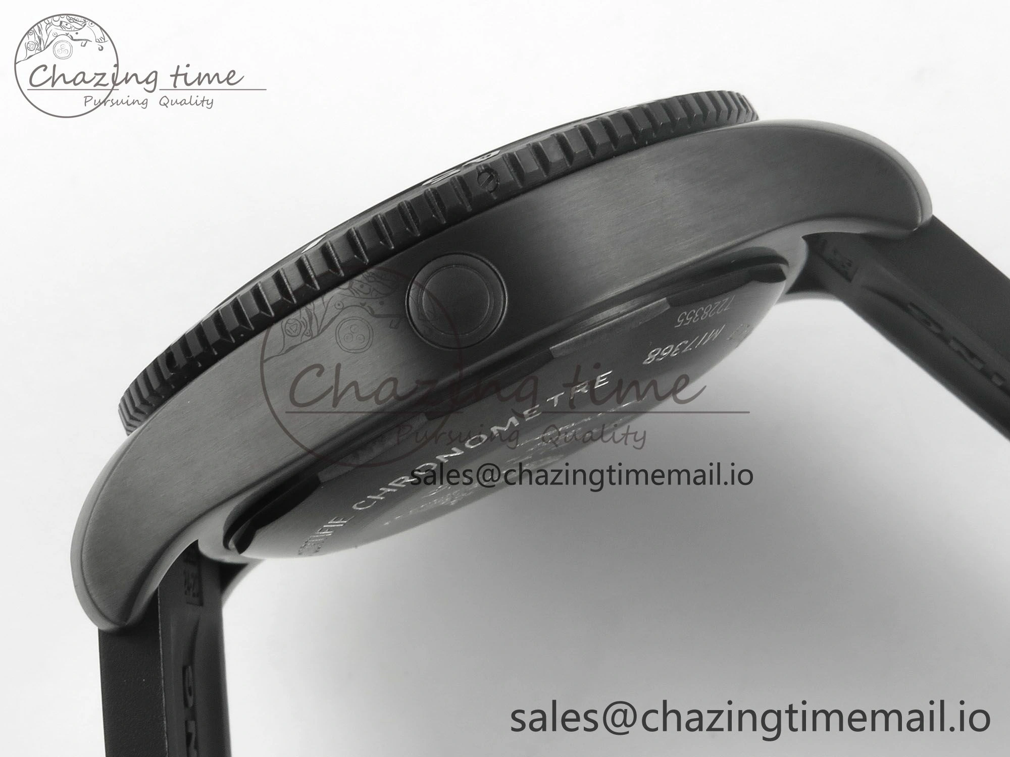Superocean 46mm TF 1:1 Best Edition Yellow Dial Black Bezel on Black Rubber Strap A2824 V ModernLook 5386