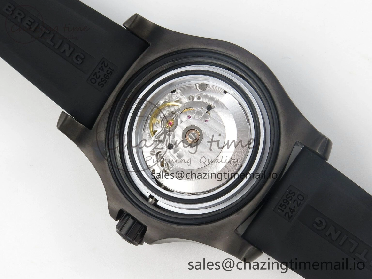 Superocean 46mm TF 1:1 Best Edition Yellow Dial Black Bezel on Black Rubber Strap A2824 V ModernLook 5386