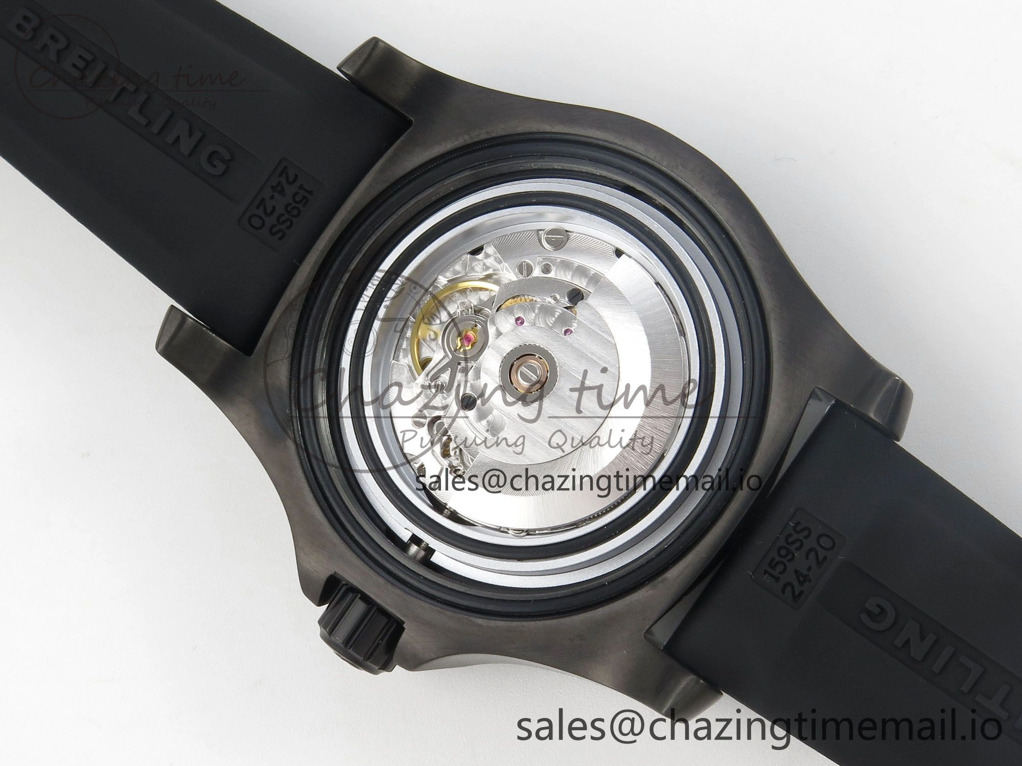 Superocean 46mm TF 1:1 Best Edition Yellow Dial Black Bezel on Black Rubber Strap A2824 V ModernLook 5386