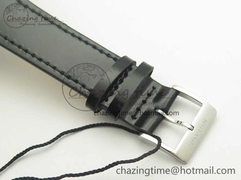 Tangente 38 GPF 1:1 Best Edition White Dial on Black Leather Strap A Thermal 7634