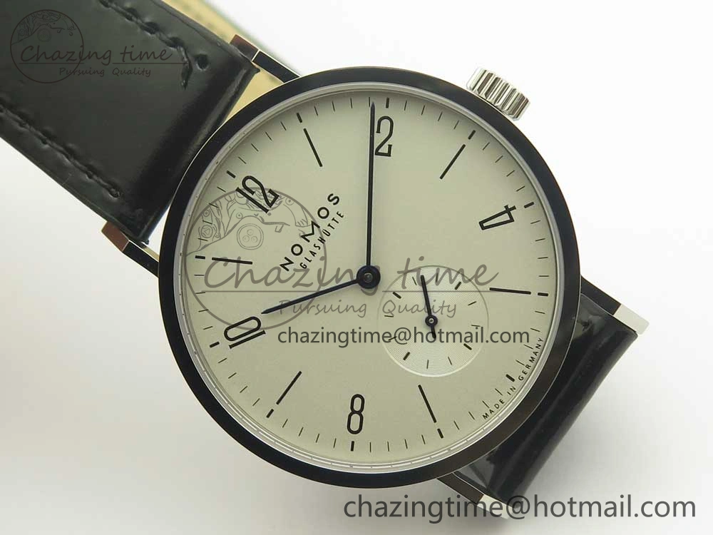 Tangente 38 GPF 1:1 Best Edition White Dial on Black Leather Strap A Thermal 7634
