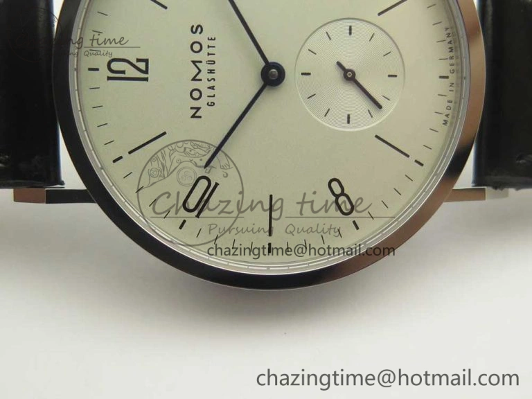 Tangente 38 GPF 1:1 Best Edition White Dial on Black Leather Strap A Thermal 7634