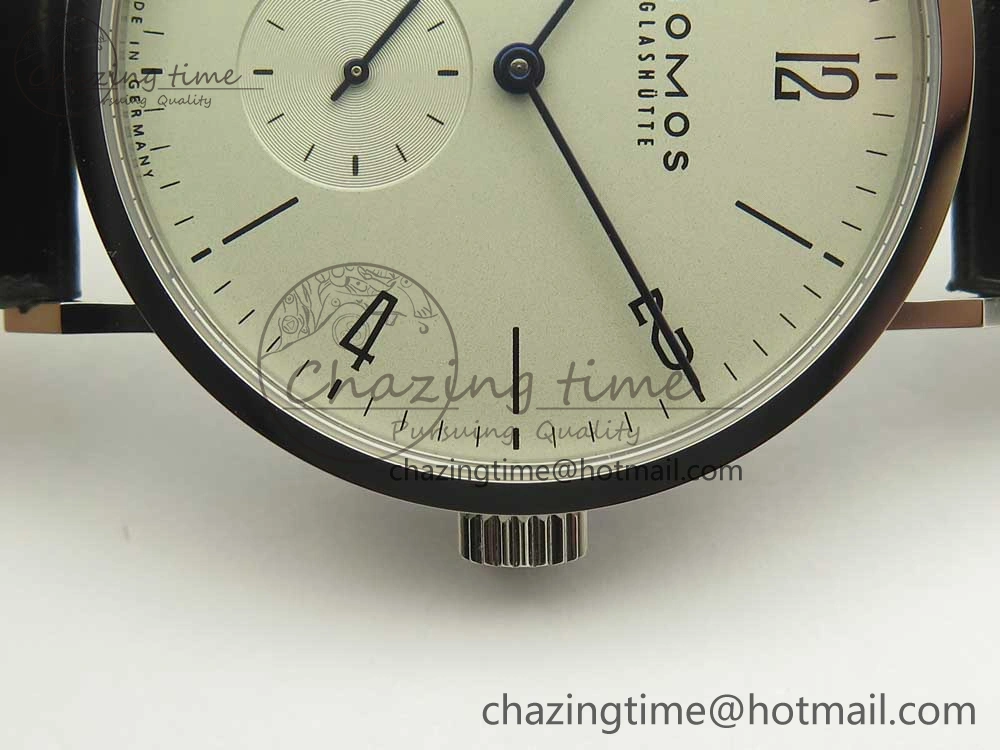 Tangente 38 GPF 1:1 Best Edition White Dial on Black Leather Strap A Thermal 7634