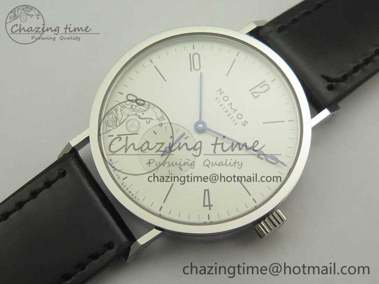 Tangente 38 GPF 1:1 Best Edition White Dial on Black Leather Strap A Thermal 7634