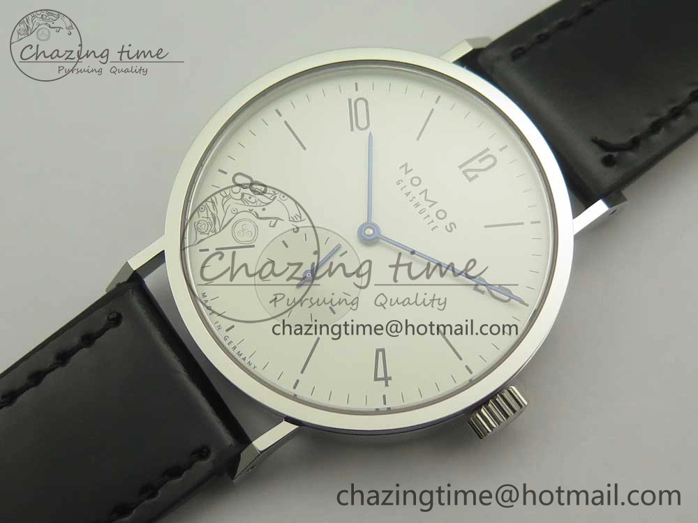 Tangente 38 GPF 1:1 Best Edition White Dial on Black Leather Strap A Thermal 7634