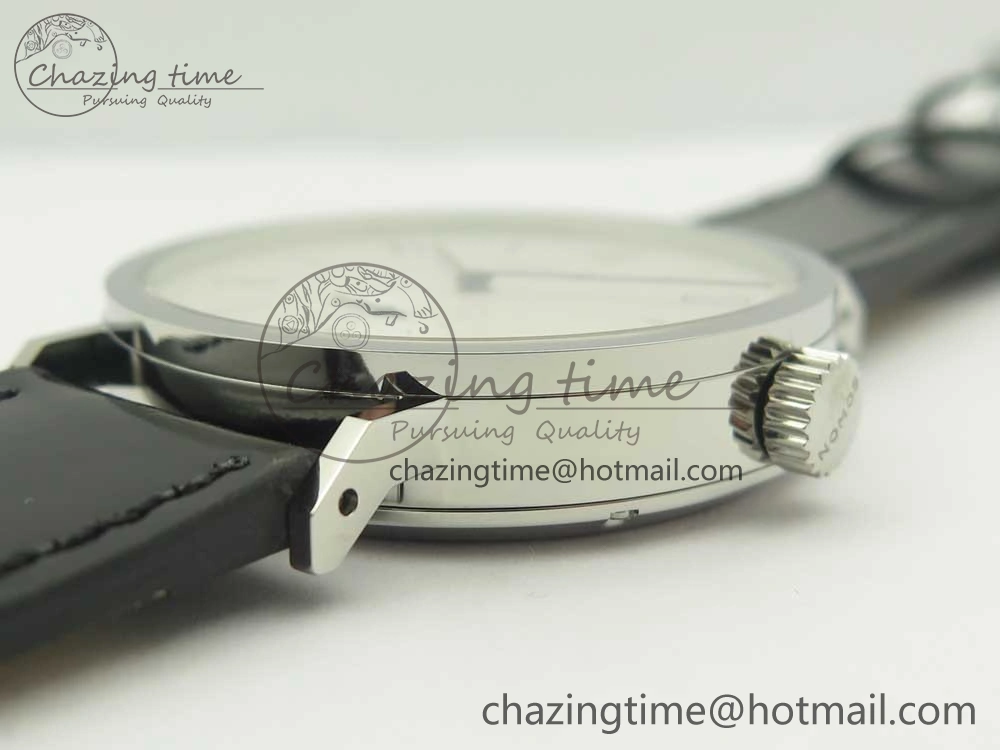Tangente 38 GPF 1:1 Best Edition White Dial on Black Leather Strap A Thermal 7634