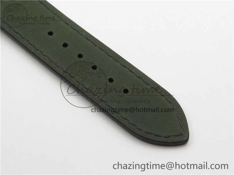 Elegant Tangente Automatic 38mm SS MKS 1:1 Best Edition White Dial Roman Markers on Black Leather Strap A23J 7693