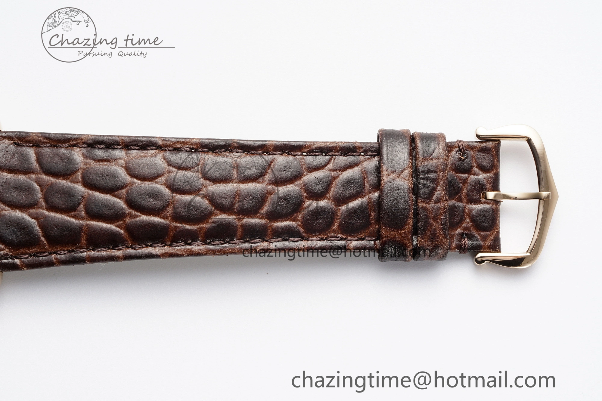 OdorResistant Tank 41 RG APSF 1:1 Best Edition White Dial on Brown Leather Strap MIYOTA 6051
