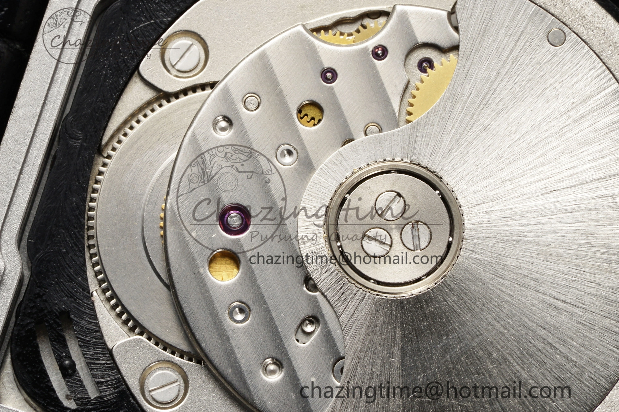 Tank 41 SS APSF 1:1 Best Edition White Dial on Black Croco Leather Strap MIYOTA SoftTouch 6053