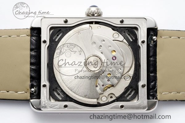Tank 41 SS APSF 1:1 Best Edition White Dial on Black Leather Strap MIYOTA Modern 6052