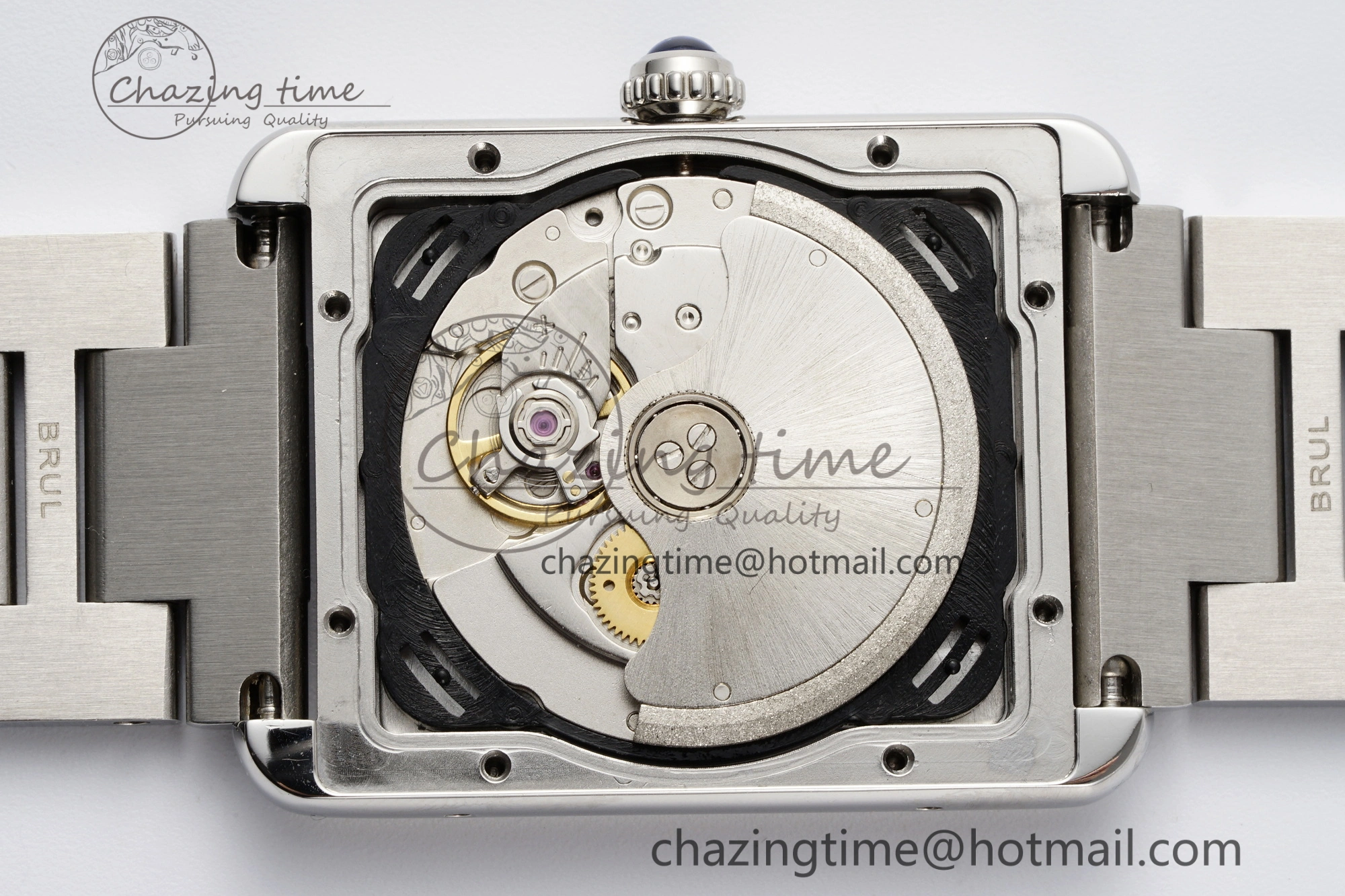 Durable Tank 41 SS APSF 1:1 Best Edition White Dial on SS Bracelet MIYOTA 6050