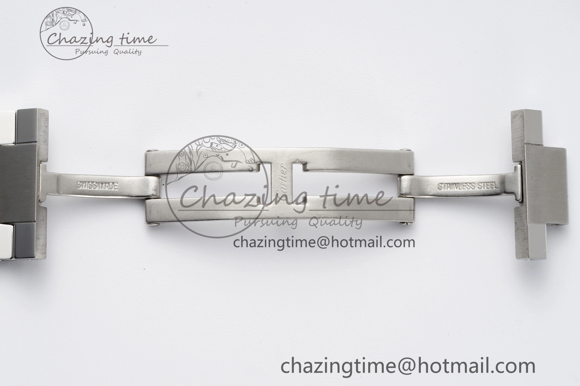 Durable Tank 41 SS APSF 1:1 Best Edition White Dial on SS Bracelet MIYOTA 6050
