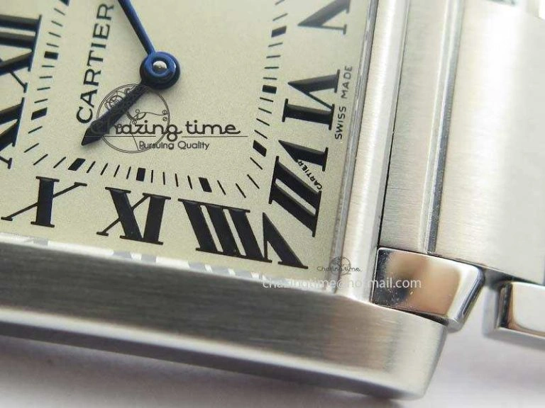 ZeroBulk Tank Francaise 30mm Ladies SS TW 1:1 Best Edition White Dial On SS Bracelet Ronda Quartz 6326