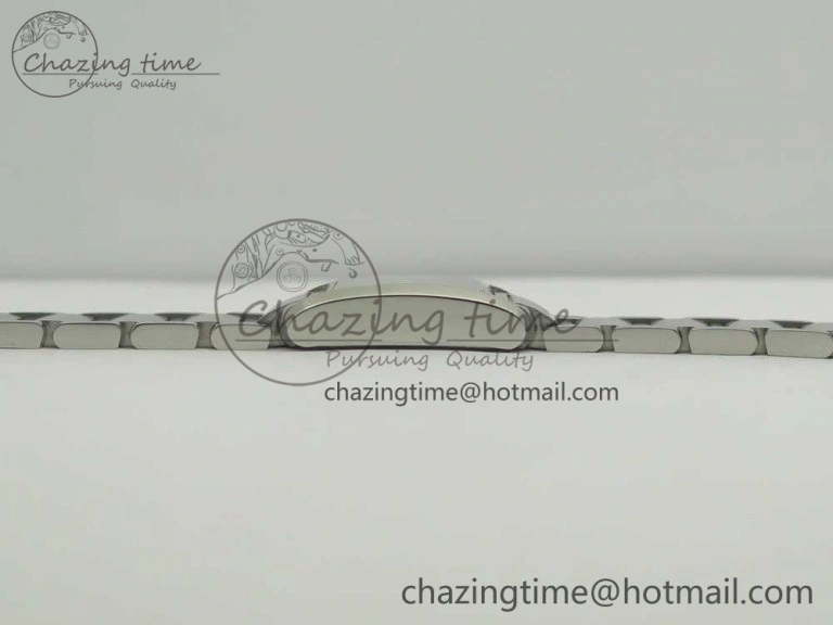 Tank Francaise Ladies 25mm SS 8848F 1:1 Best Edition White Dial Diamond Markers on SS Bracelet Ronda Quartz Elegant 6175