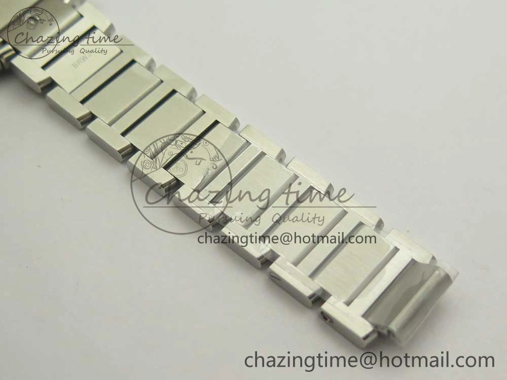 TravelReady Tank Francaise Ladies 25mm SS 8848F 1:1 Best Edition White Dial on SS Bracelet Ronda Quartz 6176