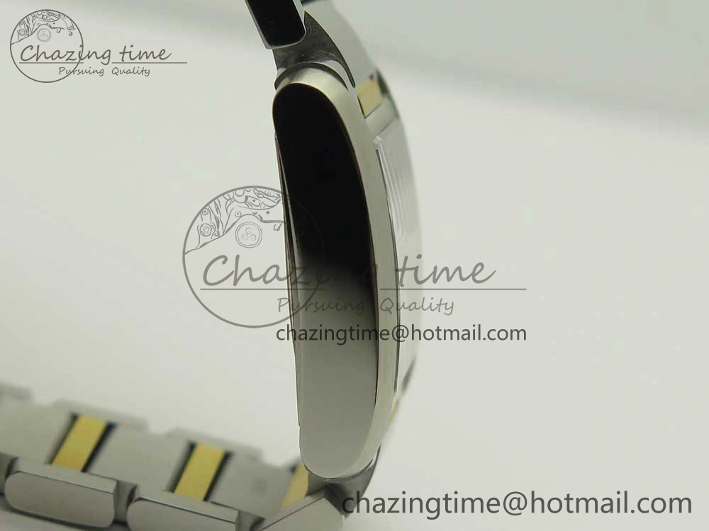 TimelessDesign Tank Francaise Ladies 25mm SS YG 8848F 1:1 Best Edition Pink Dial on SS YG Bracelet Ronda Quartz 10638