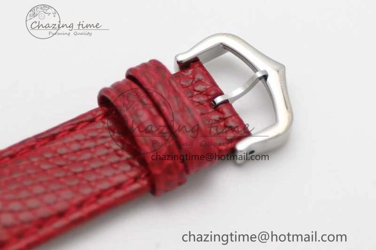 Snug Tank Louis Ladies 25mm SS K11F 1:1 Best Edition Red Dial on Croco Leather Strap Ronda Quartz 10232