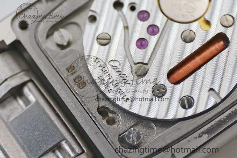 Efficient Tank Louis Ladies 29.5mm SS K11F Best Edition White Dial on SS Bracelet Ronda Quartz 10215