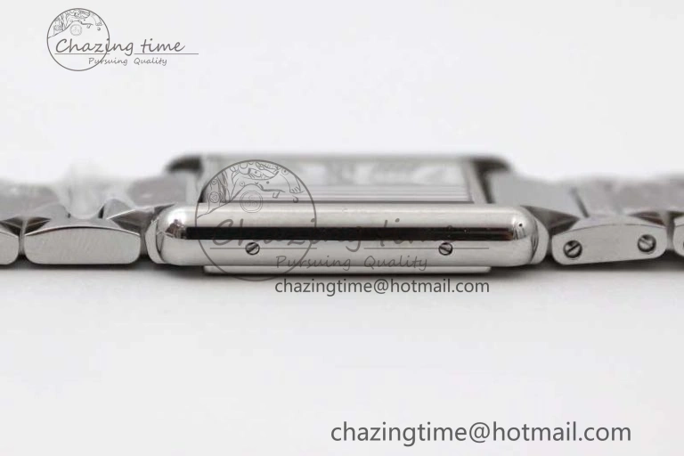 Tank Louis Ladies 33.7mm SS K11F Best Edition White Dial on SS Bracelet Ronda Quartz EasyMatch 6054
