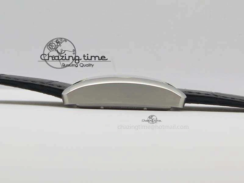 Tank MC JF Best Edition SS Black Textured Dial On Black Leather Strap A23J Cal Effortless 6330