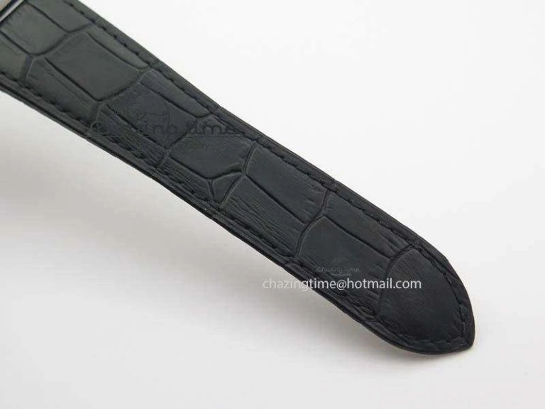 Tank MC JF Best Edition SS Black Textured Dial On Black Leather Strap A23J Cal Effortless 6330
