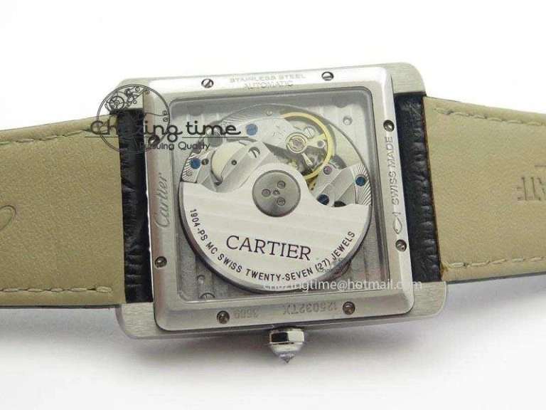 TravelReady Tank MC JF Best Edition SS White Dial Diamond Bezel On Black Leather Strap A23J 6346